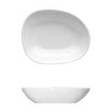 Saturno Bright White Porcelain Medium Dip Bowl 4" x 3 1/4" 2oz