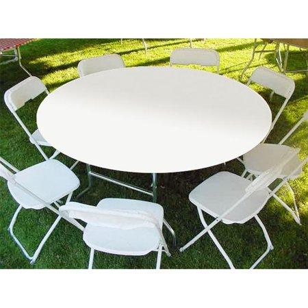 Kwik-Covers Fitted Plastic Round Table Covers
