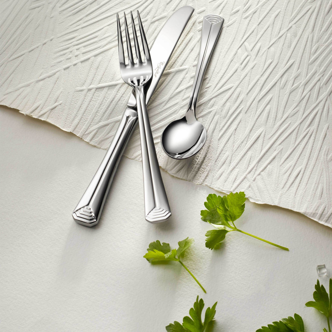 Millennium flatware by Corby Hall