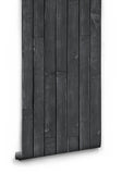 Black wooden boards wallpaper