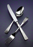 Napoli Mirror Finish Stainless Steel Flatware, Corby Hall