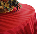 Polyester Stripe Linen Tablecloth 1 Dz.