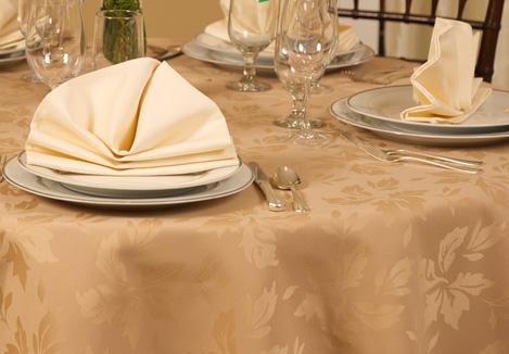 Symphony Spun Poly Linen Tablecloth 1 Dz.