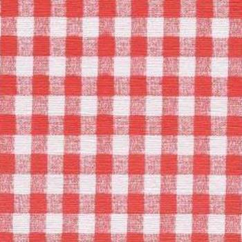 Restaurant Quality Gingham Check Vinyl Tablecloth Roll w/o Flannel Backing