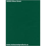 Gloss Green Vinyl Tablecloth Roll,  U0302