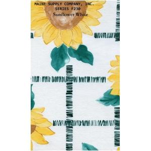 Restaurant Quality Sunflower Design Vinyl Tablecloth Roll, F0230