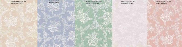 Restaurant Quality Lace Design Vinyl Tablecloth Roll