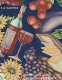 Sample of Premium Vinyl w/ Flannel Backing, Fruits & Vegetables Series, 3 Colors, S6101