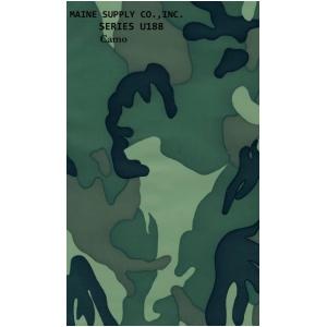 Restaurant Quality Camouflage Pattern Vinyl Tablecloth Roll w/o Flannel Backing